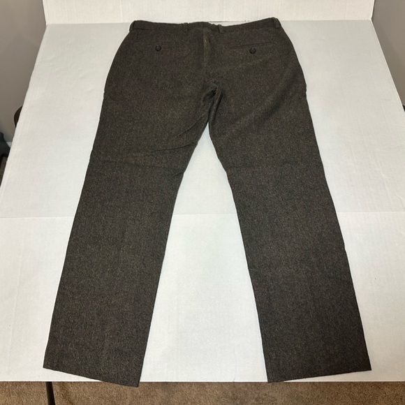 Topman Slim Fit Wool Blend Crop Trousers - Picture 5 of 8
